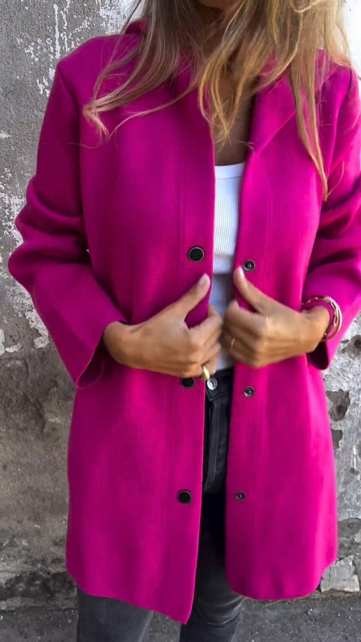 Casual Single Breasted Hooded Jacket ▶︎ Throw-on style for breezy spring & autumn days