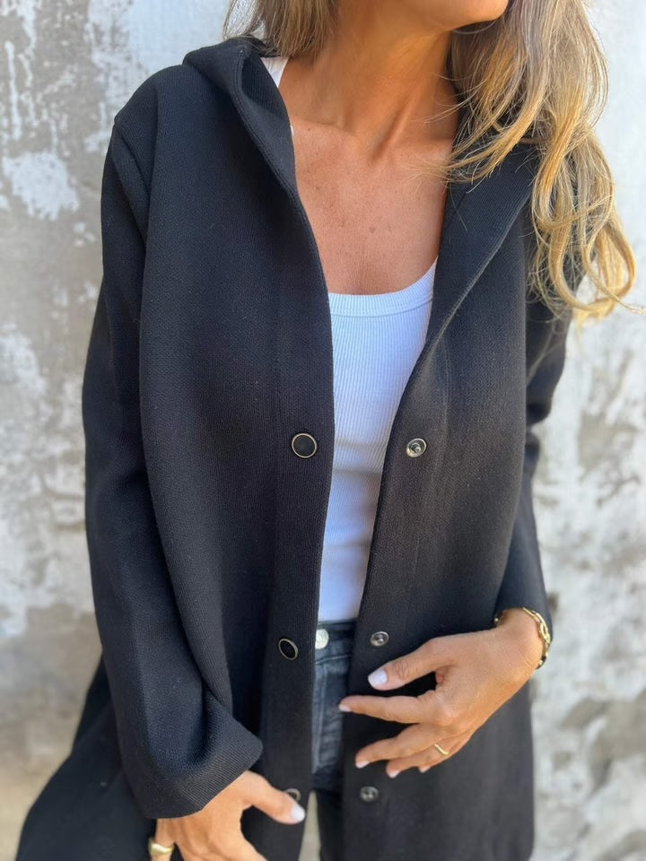 Casual Single Breasted Hooded Jacket ▶︎ Throw-on style for breezy spring & autumn days