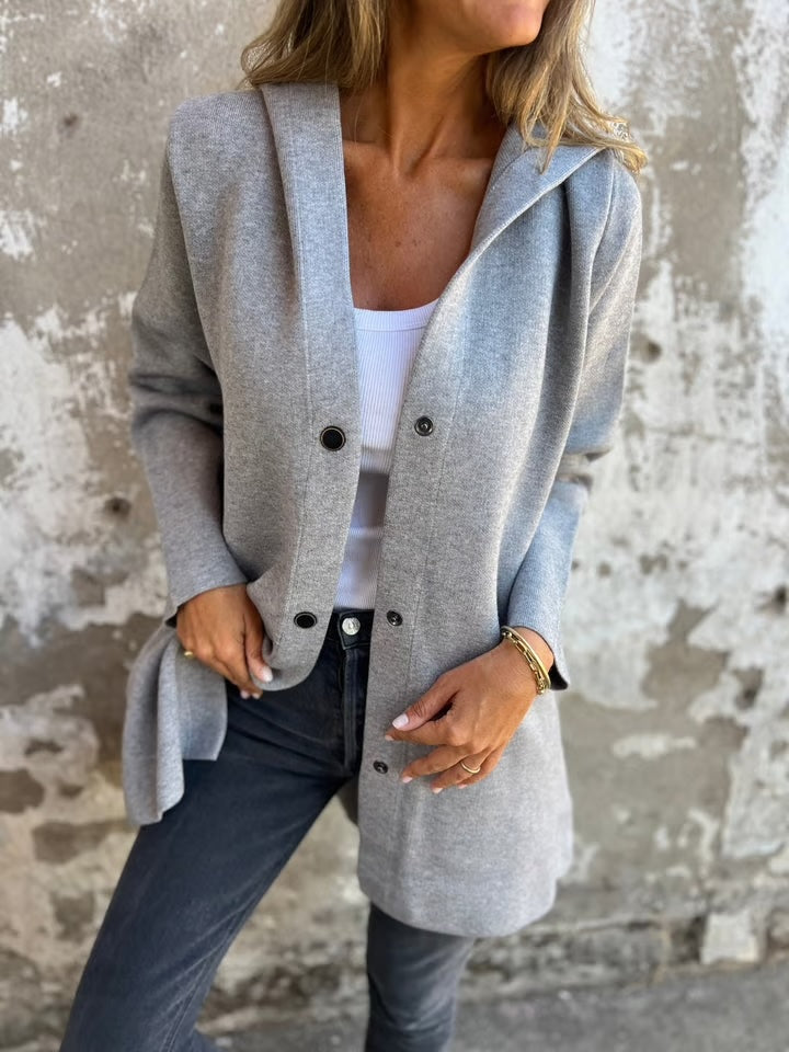 Casual Single Breasted Hooded Jacket ▶︎ Throw-on style for breezy spring & autumn days